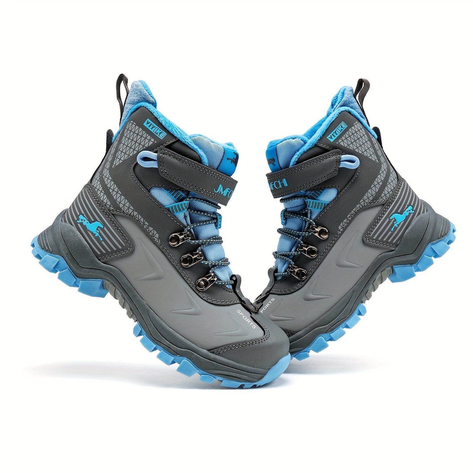 Women's High-Top Snow Boots – Non-Slip Walking Shoes with Warm Lining