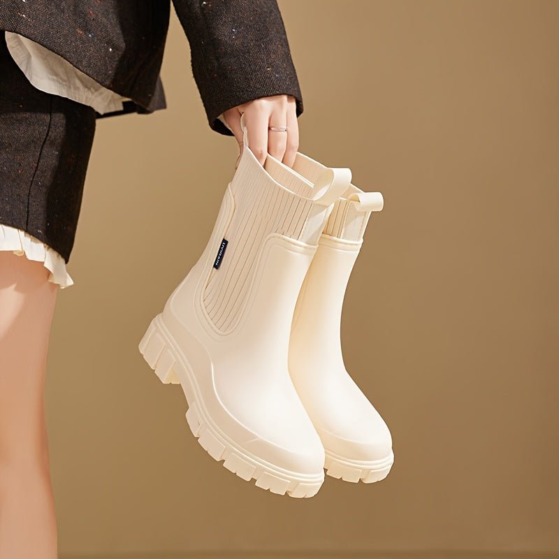 Urban Storm Women's Rain Boots - Stylish and Waterproof for Any Weather - Image 7
