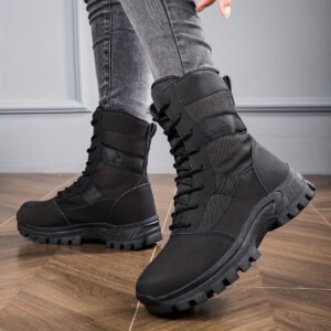 Women's Mid-Calf Hiking Boots – Non-Slip Trekking Shoes with Comfortable Lining