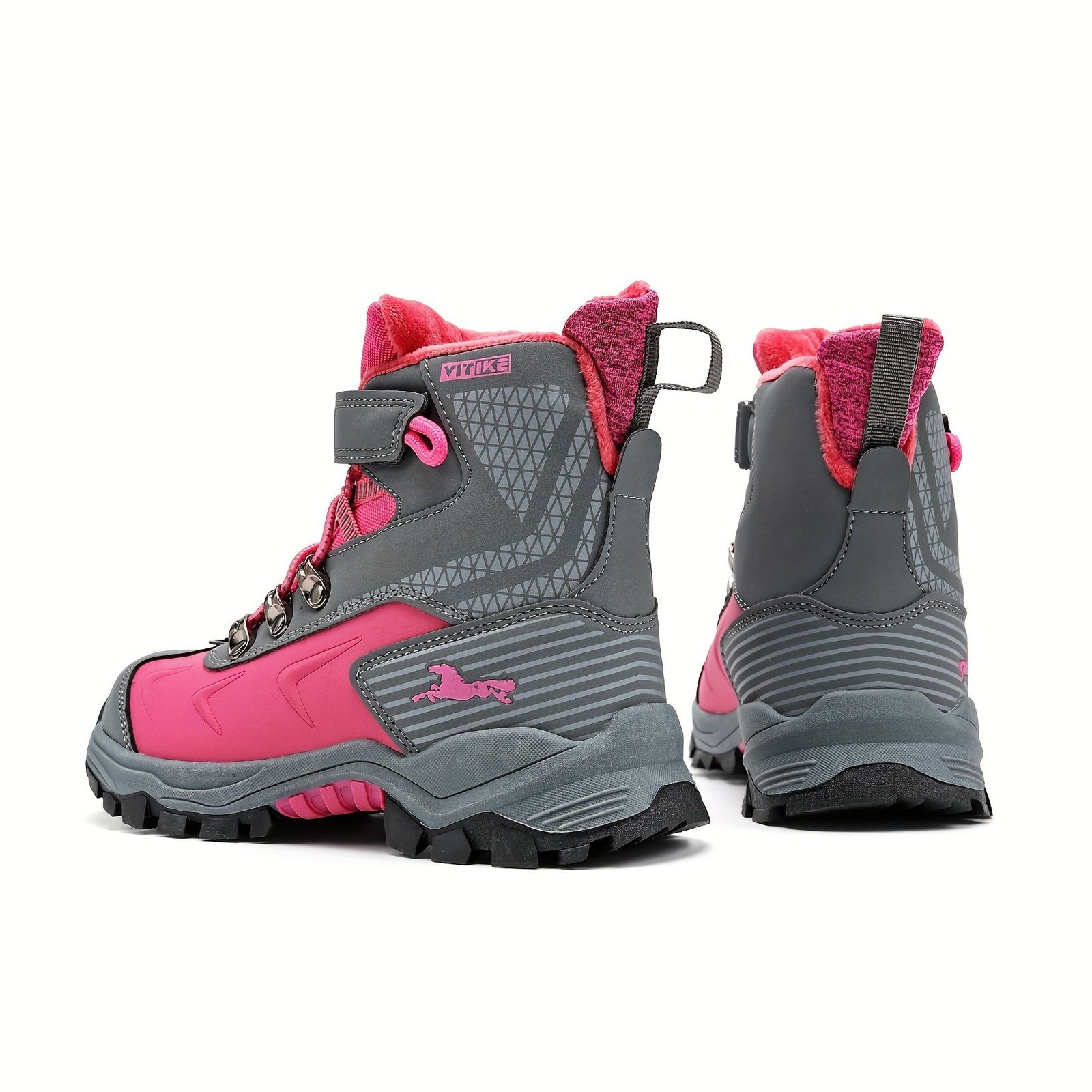 Women's High-Top Snow Boots – Non-Slip Walking Shoes with Warm Lining - Image 3