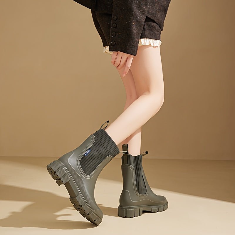 Urban Storm Women's Rain Boots - Stylish and Waterproof for Any Weather - Image 12