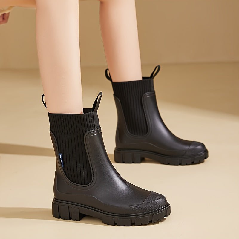 Urban Storm Women's Rain Boots - Stylish and Waterproof for Any Weather - Image 11